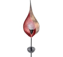 Садовый фонарь ЧУДЕСНЫЙ САД 654-R Бутон красный, вращающийся, светодиод RGB, на солнечной батарее 4606400206729