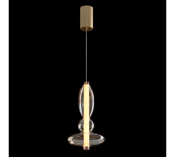 Подвесной светодиодный светильник Crystal lux QUASAR SP10W LED AMBER CU_3790_210