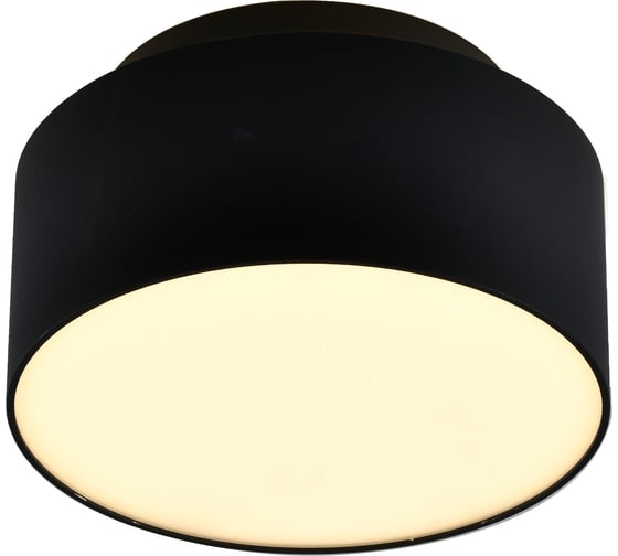 Светильник потолочный ST LUCE черный LED 1х12+5W 4000K 1 190Lm Ra>90 120 IP20 D110xH30 85-265V ST166.442.17