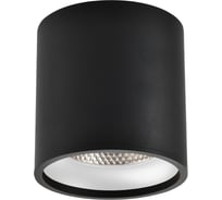 Светильник потолочный ST LUCE черный LED 1х12W 4000K 840Lm Ra>90 36 IP44 D80xH85 85-265V ST165.442.12