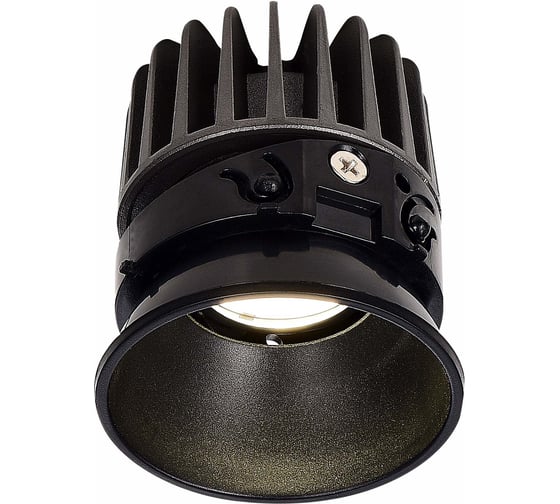 Светодиодный модуль ST LUCE черный LED 1х7W 3000K 560Lm Ra>90 36 IP20 D69xH75 220-240V ST851.438.12.1