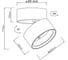 Светильник потолочный ST LUCE черный GX53 1х50W IP20 D85xH77 220V без ламп ST651.402.01 3