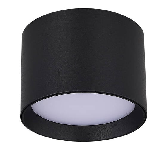 Светильник потолочный ST LUCE черный GX53 1х50W IP20 D85xH60 220V без ламп ST163.402.01.02