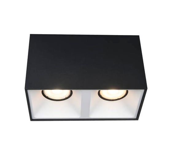 Светильник потолочный ST LUCE черный GU10 2х50W IP20 L82,5xW165xH104 220V без ламп ST168.452.02