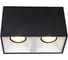 Светильник потолочный ST LUCE черный GU10 2х50W IP20 L82,5xW165xH104 220V без ламп ST168.452.02 1