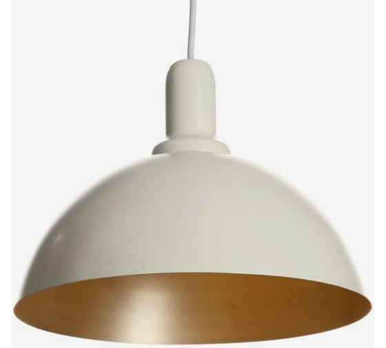 Люстра BayerLux 1342513/1BK 1хE27 40W белый/серебро 4556511