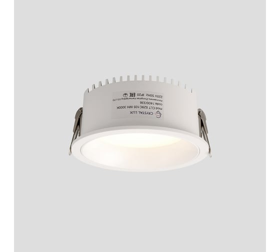 Встраиваемый светодиодный светильник Crystal lux CLT 529C105 WH 3000K