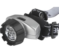 Светодиодный налобный фонарь ЭРА G7 7xLED на батарейках 3хААА 4 режима Б0019262