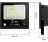 Светодиодный уличный прожектор ЭРА на солнечной батарее, 100W, 1200 lm, 5000K Б0049547 10