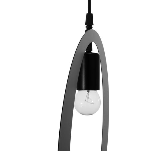 Светильник BayerLux "Алфавит O" E27 40Вт черный 39x41-141 см 7137061
