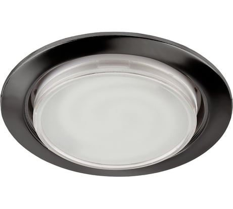 Встраиваемый светильник Smartbuy под лампу GX53 черный металл SBL-04BKM-GX53