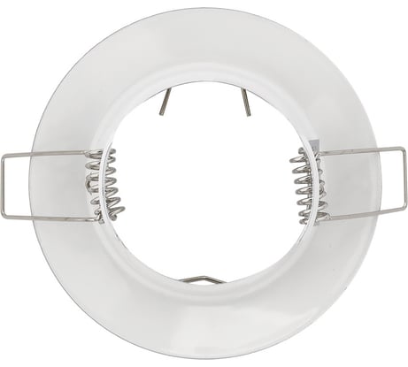 Встраиваемый светильник Smartbuy под лампу MR16 белый плоский SBL-07WH-MR16