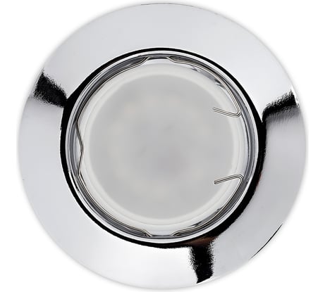 Встраиваемый светильник Smartbuy под лампу MR16 серебро выпуклый SBL-08SL-MR16