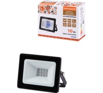 Светодиодный прожектор TDM ELECTRIC СДО-04-010Н-С синий свет 10 Вт, IP65, черный, Народный SQ0336-0228
