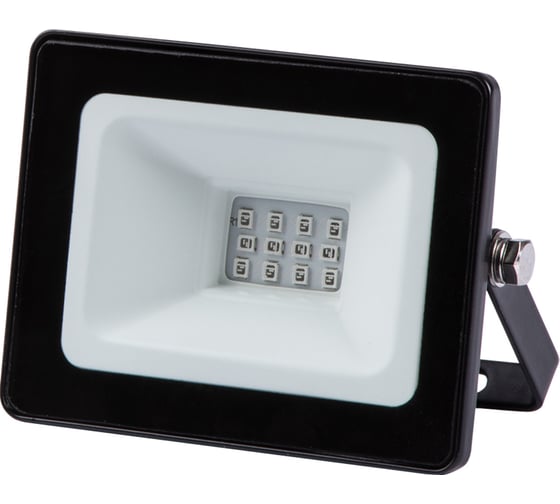 Светодиодный прожектор TDM ELECTRIC СДО-04-010Н-С синий свет 10 Вт, IP65, черный, Народный SQ0336-0228