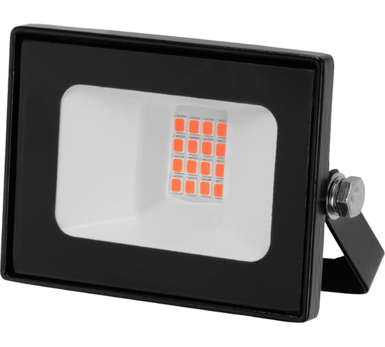 Светодиодный прожектор TDM ELECTRIC СДО-04-020Н-К красный свет 20 Вт, IP65, черный, Народный SQ0336-0221