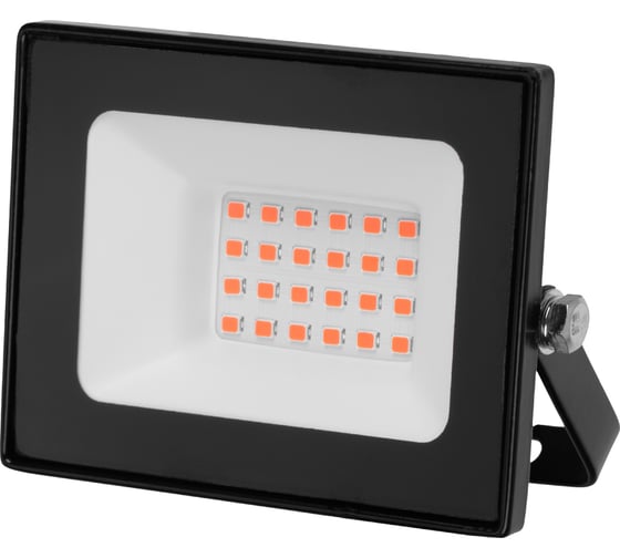 Светодиодный прожектор TDM ELECTRIC СДО-04-030Н-К красный свет 30 Вт, IP65, черный, Народный SQ0336-0222