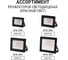 Светодиодный прожектор TDM ELECTRIC СДО-04-050Н-З зелёный свет 50 Вт, IP65, черный, Народный SQ0336-0227 8