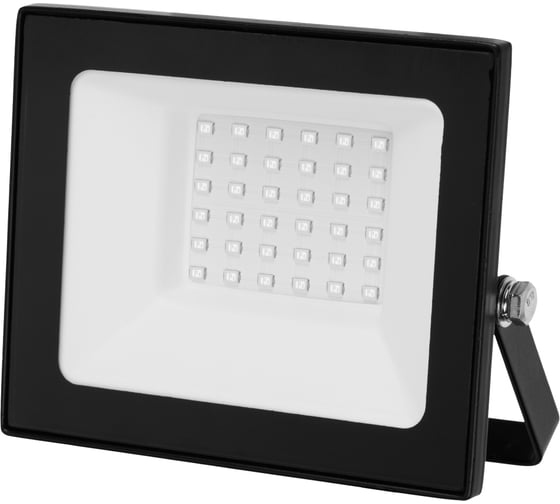 Светодиодный прожектор TDM ELECTRIC СДО-04-050Н-С синий свет 50 Вт, IP65, черный, Народный SQ0336-0231