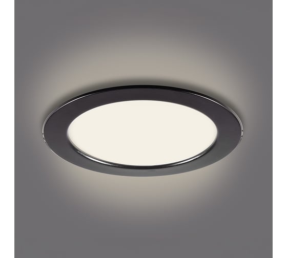 Встраиваемый (LED) светильник Smartbuy DL-3 -24W/4000K/IP40 1680 лм черный () SBL-DL-3-24-4K