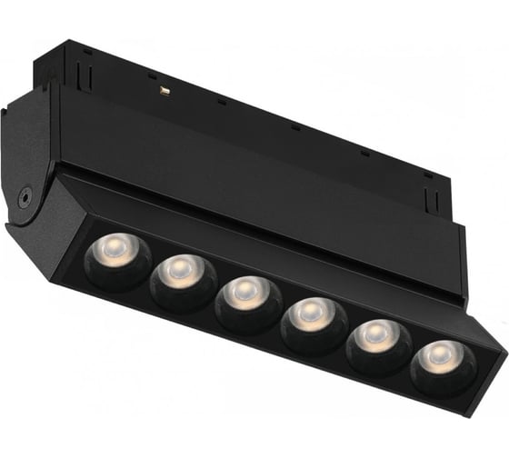 Трековый магнитный светодиодный светильник iLEDEX VISION48/22 SMART 4822-003-L120-6W-38DG-BK