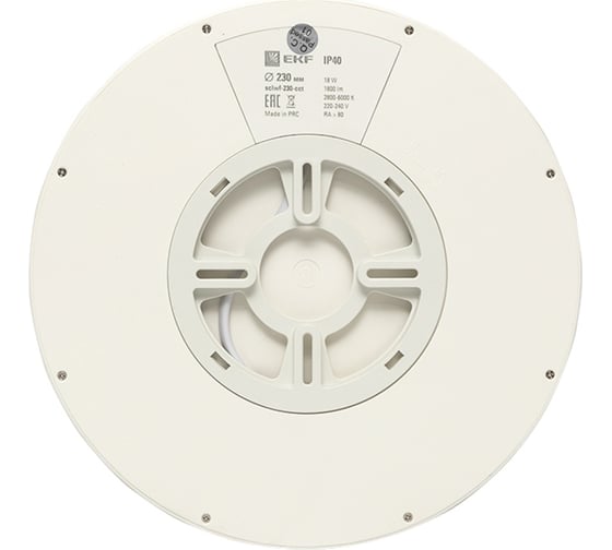 Умный потолочный светильник EKF 230 мм Connect sclwf-230-cct