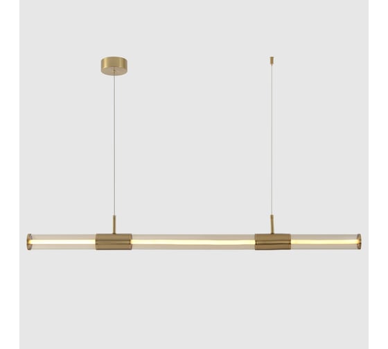 Подвесной светодиодный светильник Crystal lux LINEUP SP24W LED BRASS