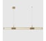 Подвесной светодиодный светильник Crystal lux LINEUP SP24W LED BRASS 1