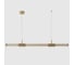 Подвесной светодиодный светильник Crystal lux LINEUP SP24W LED BRASS 2