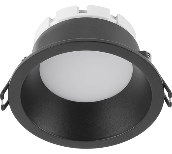 Светильник потолочный встраиваемый FERON 15W 230V GX53, черный, круг, без л 53306