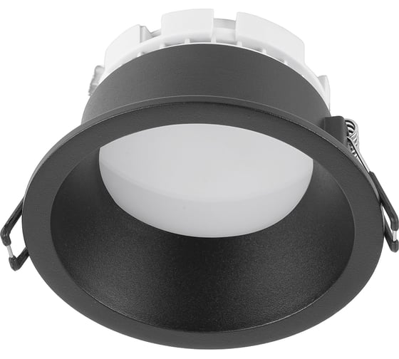 Светильник потолочный встраиваемый FERON 15W 230V GX53, черный, круг, без л 53308