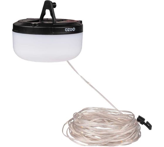 Кемпинговый светильник-гирлянда ФАZА AccuF5-L5W/L36/G80 RGB+теплый свет, 10м, 18650 Li-ion, 1200мАч, Type-c в комплекте, магнитное крепление IP44 5044531