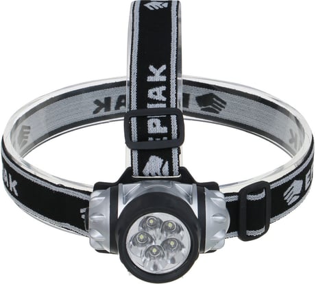 Фонарь ЕРМАК налобный 5 ярк. LED, 3xAAA, 6,5x4,3 см 328-068