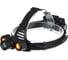 Фонарь ЕРМАК налобный, 1 LED + 2 COB, с фокусировкой, 2*1200мАч, 4 режима, пластик 221-023 3