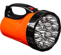Фонарь ЕРМАК прожектор 18 ярк. LED, 3xАА / вилка 220В, пластик, 110х118х175 мм 198-012