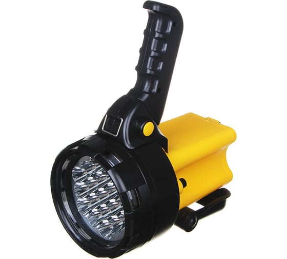 Фонарь-прожектор ЧИНГИСХАН 19LED, 2000мАч, 220В, 12/24В, 20,5x12x17см, пластик, акрил 223-041