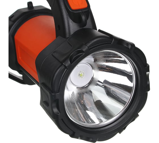 Фонарь ЕРМАК прожектор, 1 LED + 1 COB, 3Вт + 3Вт, аккумулятор 2400мАч, USB, 17х13см, пластик 223-005