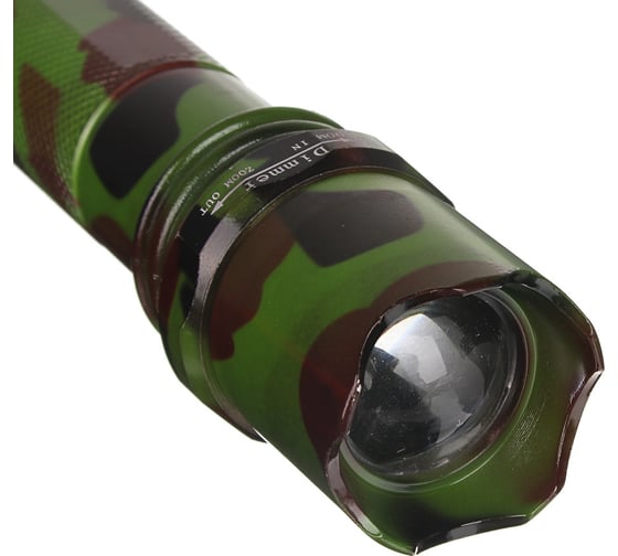 Фонарь ЧИНГИСХАН XPE, 3Вт, 150м, 1200мАч, 3,5x3,5x15,5см, 3 режима, алюминиевый сплав, 2 цвета 224-018