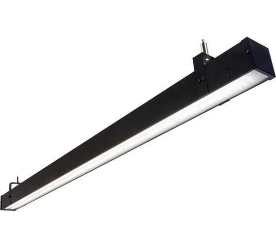 Светильник ВСЕСВЕТОДИОДЫ Слимлайт Линейный 75W-9500Lm IP40 4000-4500К Микропризма черный vs311-75-mpr-4k-RAL9005