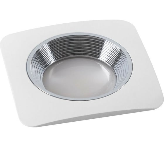 Встраиваемый декоративный светильник Fametto GU5.3 WHITE+CHROME DLS-V102 10726 1