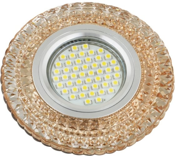 Встраиваемый декоративный светильник Fametto GU5.3 CHROME/GOLD DLS-F131 UL-00003239 1