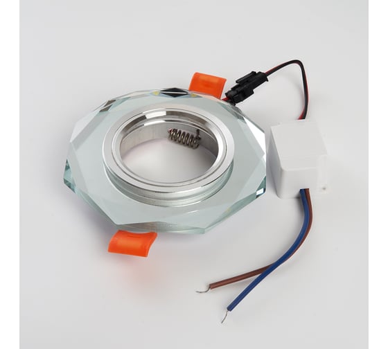 Встраиваемый потолочный светильник FERON с белой LED подсветкой CD8120 MR16 G5.3 белый 41909