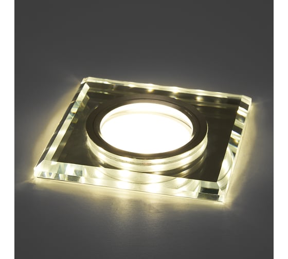 Встраиваемый потолочный светильник FERON с белой LED подсветкой CD8150 MR16 G5.3 белый 41910 1