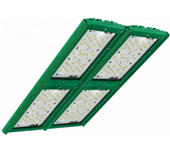 Светодиодный светильник Diora Unit2 Glass PRO 400/62000 Д прозрачный 3K консоль Зеленый насыщенный DUGPRO400D-PZ-3K-C RAL 6029