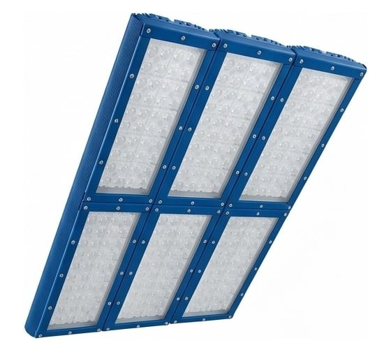 Светодиодный светильник Diora Unit3 Glass PRO 465/72000 Д прозрачный 3K лира Синий DUGPRO465D-PZ-3K-L RAL 5005