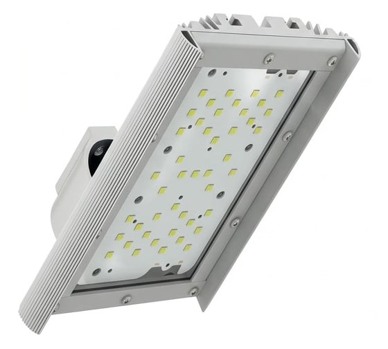 Светодиодный светильник Diora Unit Glass PRO 90/14200 Д прозрачный 4K лира Светло-серый DUGPRO90D-PZ-4K-L RAL 7035