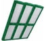 Светодиодный светильник Diora Unit3 Glass PRO 540/78000 ШБ4 5K лира Зеленый насыщенный DUGPRO540ShB4-5K-L RAL 6029 1