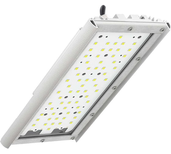 Светодиодный светильник Diora Unit Glass PRO 100/15500 Д прозрачный 5K лира Светло-серый DUGPRO100D-PZ-5K-L RAL 7035