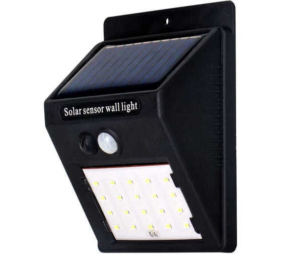 Светодиодный прожектор на солнечных батареях GLANZEN c датч. движ. FAD-0001-2-solar КА-00007463