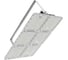 Светодиодный светильник Diora Quadro 240/36000 Г60 5K лира Светло-серый DQ240G60-5K-L RAL 7035 1
